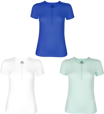 Produktbild von GIN TONIC Damen Basic T-Shirt , Damen Größe:M (40/42), Farbe:Moonlight Jade
