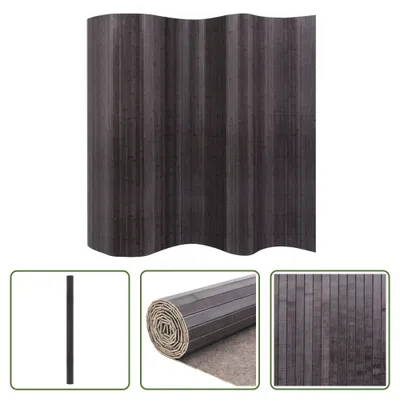 Produktbild von The Living Store Raumteiler Bambus Grau 250x165 cm