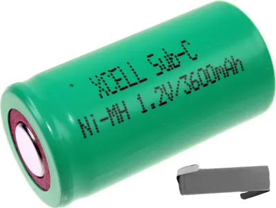 Produktbild von XCell Akku Sub-C 1,2V / 3600mAh NiMh X3600SCR Hochstrom Lötfahne Z