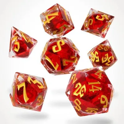 Produktbild von Dice - Liquid Core - 7-Die Set - Hemomancery