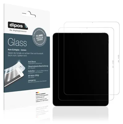 Produktbild von 2x Schutzfolie für Apple iPad Pro M5 11 Zoll matt - Anti-Shock 9H Folie dipos Glass Kunststoffglas