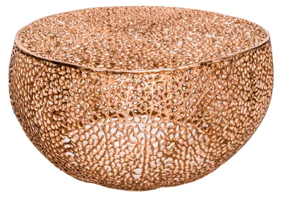 Immagine prodotto di riess-ambiente Tavolino dal design raffinato ABSTRACT LEAF 80 cm rame Tavolino Tavolo