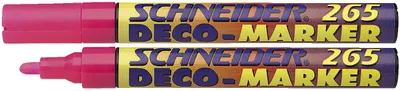 Image de Schneider 126509 Marqueur de fenêtre Deco-Marker Maxx 265, 2-3 mm, rose