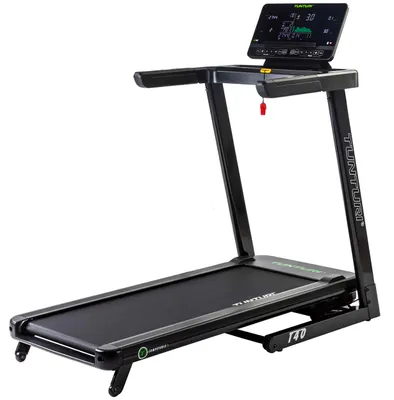 Produktbild von Tunturi T40 Klappbares Laufband für Zuhause/Büro - Laufband mit Bluetooth - 44 Trainingsprogramme - 12 Neigungsoptionen - 1 - 16,0 km/h