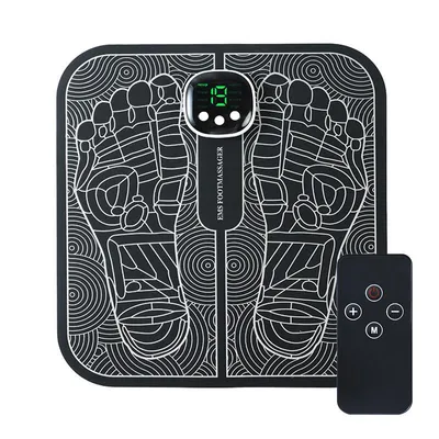 Produktbild von EMS Fußmassagegerät – Elektrisches Massagegerät mit 8 Modi & 19 Intensitäten, USB wiederaufladbar, fördert Blutzirkulation & Muskelentspannung