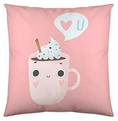 Produktbild von Kissenbezug Costura Funny Cups (50 x 50 cm)