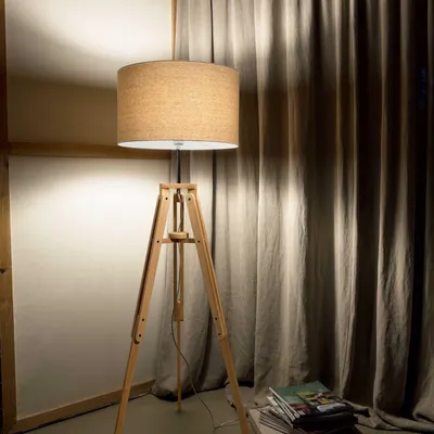 Produktbild von Pflanzgefäß Industrial-Minimal Klimt Metall-Holz Braun 1 Licht E27