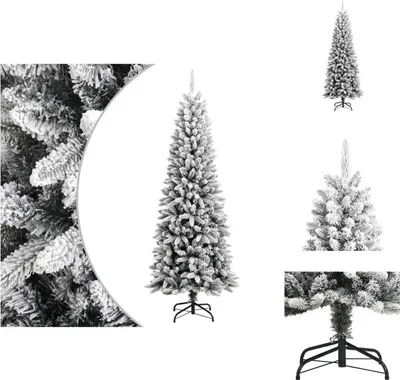 Image de vidaXL Sapin de Noël artificiel enneigé 240 cm PVC&PE - Sapins de Noël