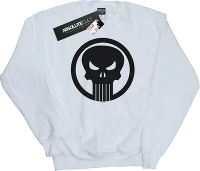 Produktbild von Marvel - "The Punisher Skull Circle" Sweatshirt für Damen BI26409 (M) (Weiß)