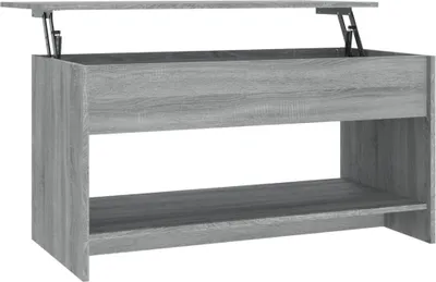 Obrázek produktu pro vidaXL Konferenční stolek Grey Sonoma 102x50x52,5 cm Materiál dřevo