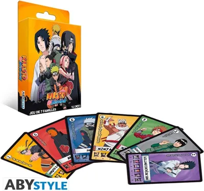 Zdjęcie produktu dla Naruto Shippuden Gra karciana szczęśliwych rodzin Naruto Shippuden (francuski)