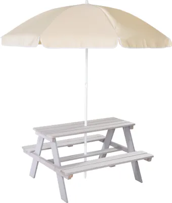 Produktbild von roba Kinder Outdoor+ Set Sitzgruppe 'Picknick for 4', inkl. Sonnenschirm