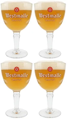 Produktbild von Westmalle Trappistenbiergläser - 330 ml - 4 Stück