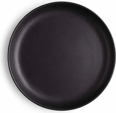 Produktbild von Eva Solo Nordic kitchen Teller, Kuchenteller, Dessertteller, Küche, Genießen, Feinsteinzeug, Schwarz,  Ø17 cm, 502789