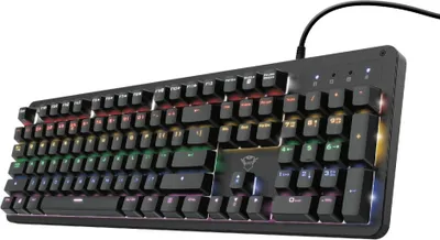 Produktbild von Trust GXT 863 Mazz Tastatur USB QWERTY Deutsch Schwarz
