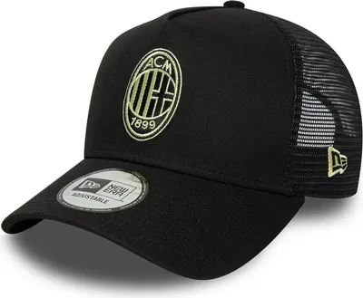 Produktbild von New Era A-Frame Trucker Cap - AC MAILAND schwarz