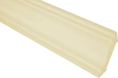 Produktbild von GRAND DECOR Stuckleisten Decke modern, PolyurethanHartschaum & Flexibel - 2m Deckenleisten glatt Abschlussleiste Stuckprofil Dekorleisten (20 Meter P812 flexi)