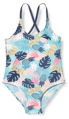 Produktbild von Playshoes UV-Schutz Badeanzug Mädchen Schwimmanzug Badebekleidung, Tropisch, 122