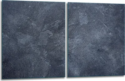 Produktbild von Herdabdeckplatten 2x40x52 Glaskeramikfeld 2-Teilig Glas Spritzschutz Schiefer