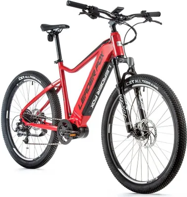 Produktbild von 27,5 Zoll Leader Fox Swan Gent E-Bike MTB 540Wh Shimano Rh 45cm Rot Schwarz