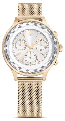 Produktbild von Swarovski Uhr Uni Nova Chrono Chronograph Champagne‑Gold 5677500