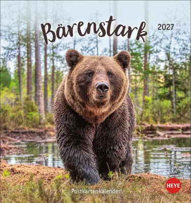 Produktbild von Bärenstark Postkartenkalender 2027
