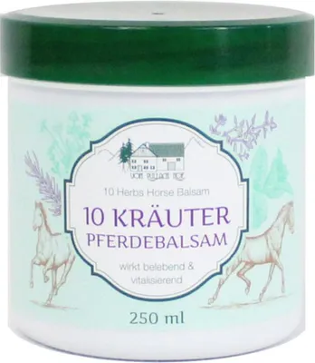 Produktbild von 10 Kräuter Pferdebalsam – Hauppflege 250 ml