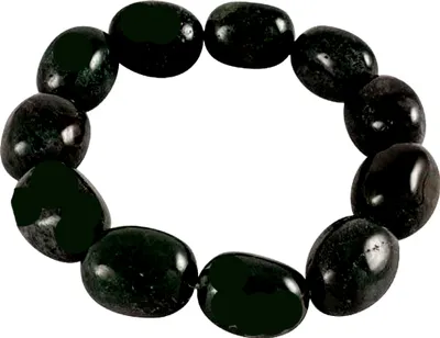Produktbild von Edelstein-Armband Onyx. Nuggets, Größe 18 x 22 mm