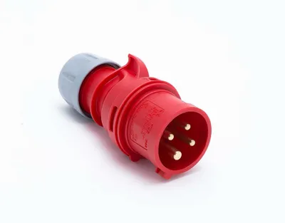 Produktbild von PCE CEE Starkstrom-Stecker mobil 16A 4P 400V IP44