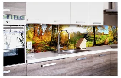 Produktbild von Selbstklebende Küchenrückwand Folie Wiese | Dekofolie - Spritzschutz für die Küche | 260 cm x 60 cm
