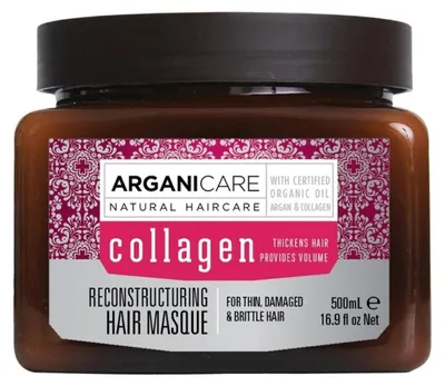 Obrázek produktu pro ARGANICARE, vlasová maska s kolagenem, 500 ml
