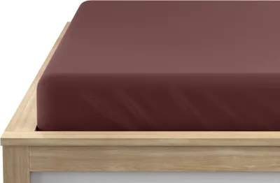 Produktbild von Jersey-Bettlaken EXKLUSIV 90 x 200 cm, dunkelbraun