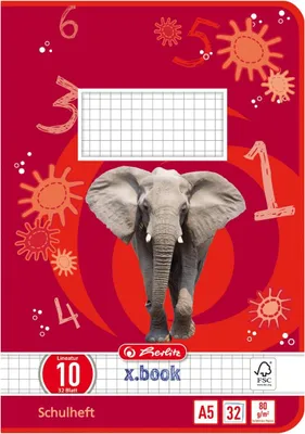 Produktbild von 5 Herlitz Schulhefte / DIN A5 / 32 Blatt / Lineatur 10