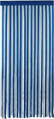 Produktbild von Fliegengitter 90 x 200 cm blau-weiß gestreift