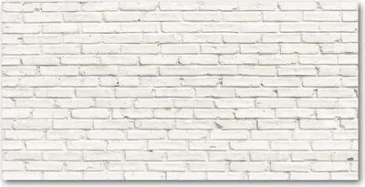Produktbild von Tulup Glas-Bild -140x70- Wandkunst Dekorative Wand für Küche & Wohnzimmer - Kunst: modern & klassisch - Backsteinmauer - Weiß