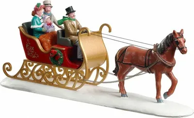 Productafbeelding van Victorian sleigh ride kerstfiguur LEMAX