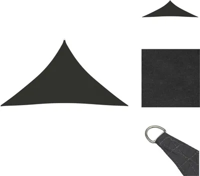 Produktbild von vidaXL Sonnensegel Oxford-Gewebe Dreieckig 3,5x3,5x4,9 m Anthrazit -  Sonnenschirme & Sonnenschutze