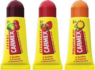 Image de Carmex Moisturizing Lip Balm SPF 15 Triplo - 3 Units