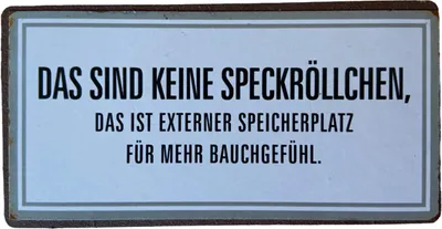 Produktbild von Kühlschrankmagnet im Antik Look -  Das sind keine Speckröllchen, das ist externer Speicherplatz