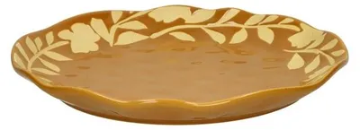 Immagine prodotto di Piatto dessert "Romance" in porcellana, color giallo zafferano, diametro 20,3 cm, altezza 2 cm