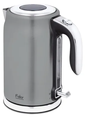 Produktbild von Fakir Adell, 1,7 l, 2200 W, Grau, Edelstahl, Wasserstandsanzeige, Überhitzungsschutz