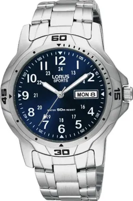 Produktbild von Lorus Herrenuhr RXN51BX7 Quarzuhrwerk, Datum- und Wochentagsanzeige, 39mm
