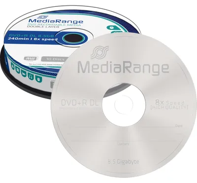 Immagine prodotto di MediaRange MR466 DVD+R MediaRange 8.5GB 10pcs Spindel Double Layer 8x