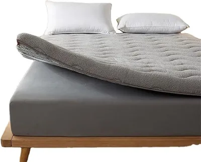 Imagen del producto de Colchón japonés para el suelo, futón japonés para el suelo, plegable, portátil, esterilla tipo tatami, 5 cm de grosor, disponible en varias medidas (180x200 cm)