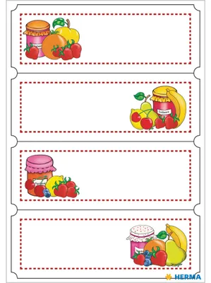 Image de Herma 3644 Étiquettes de cuisine Sélection de fruits