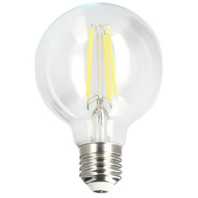 Zdjęcie produktu dla DARI LED Filament dekoracyjny Glühbirne 7W, E27, 4000K, 806lm, 230V, CLEAR G80, EDO777632