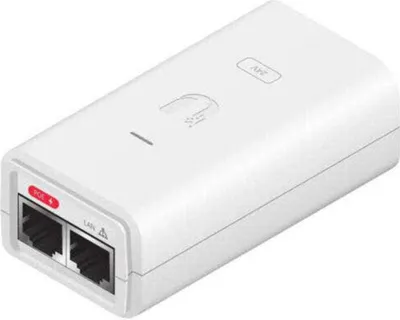 Productafbeelding van Ubiquiti POE-24-12W-G-WH, Gigabit Ethernet, Wit, 24 V, 100 - 240 V, 50/60 Hz, 0.3/0.2 A