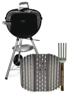 Productafbeelding van GrillGrate grillrooster set – rond - 2 delig Ø47 cm