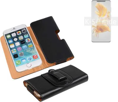 Produktbild von K-S-Trade Schützhülle Handyhülle kompatibel mit Huawei Mate 50 Pro Holster Gürtel Tasche Schutzhülle Handy-Tasche Smartphone Case Seitentasche