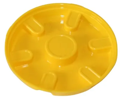 Productafbeelding van Rolly Toys Onderdeel: Wieldop Geel 96x96x13mm
